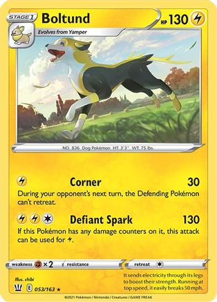 Boltund [SWSH05: Battle Styles] Reverse Holofoil - Deck Out Gaming