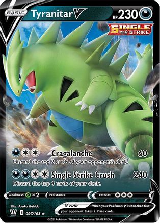 Tyranitar V - 097/163 [SWSH05: Battle Styles] - Deck Out Gaming