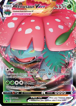 Venusaur VMAX - SWSH102 (SWSH102) [SWSH: Sword & Shield Promo Cards] Holofoil - Deck Out Gaming