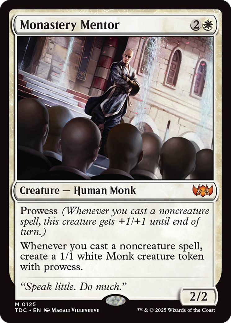 Monastery Mentor (125) [Commander: Tarkir: Dragonstorm] - Deck Out Gaming