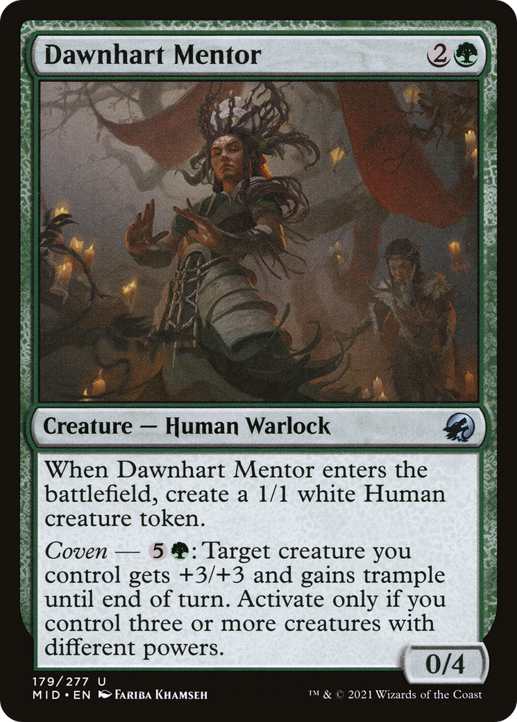 Dawnhart Mentor (179) [Innistrad: Midnight Hunt] - Deck Out Gaming