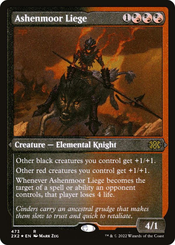 Ashenmoor Liege (Foil Etched) (473) [Double Masters 2022] foil - Deck Out Gaming