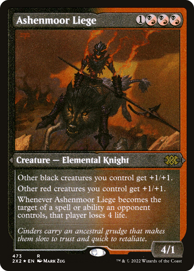 Ashenmoor Liege (Foil Etched) (473) [Double Masters 2022] foil - Deck Out Gaming