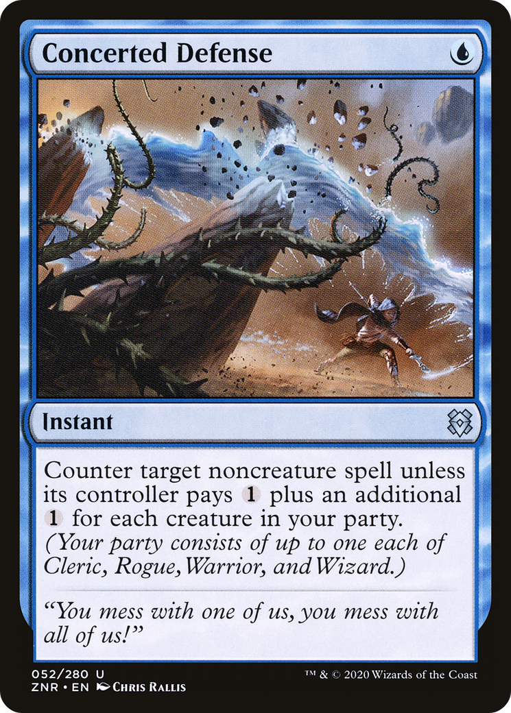 Concerted Defense (52) [Zendikar Rising] - Deck Out Gaming