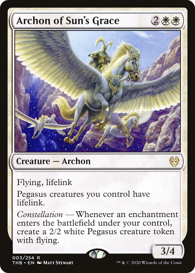 Archon of Sun's Grace (3) [Theros Beyond Death] - Deck Out Gaming