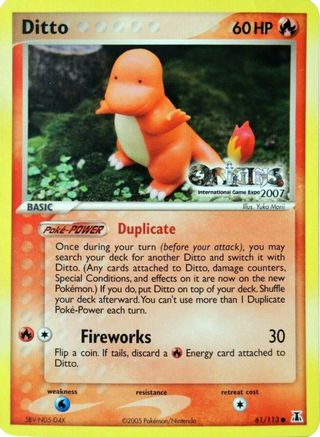 Ditto - 61/113 (Origins International Game Expo 2007) (61) [Nintendo Promos] - Deck Out Gaming