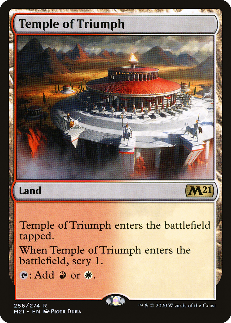 Temple of Triumph (256) [Core Set 2021] - Deck Out Gaming