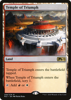 Temple of Triumph (256) [Core Set 2021] - Deck Out Gaming