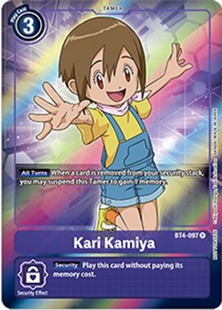 Kari Kamiya (Box Topper) (BT4-097) [Great Legend] Foil - Deck Out Gaming