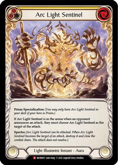 Arc Light Sentinel (MON005) [Monarch] 1st Edition Rainbow Foil - Deck Out Gaming