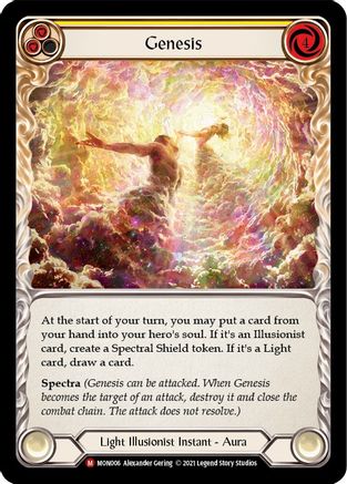 Genesis (MON006) [Monarch] Unlimited Edition - Deck Out Gaming