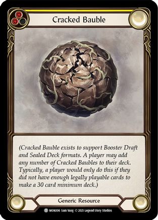 Cracked Bauble (MON306) [Monarch] 1st Edition - Deck Out Gaming