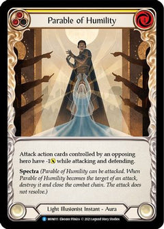 Parable of Humility (MON011) [Monarch] Unlimited Edition Rainbow Foil - Deck Out Gaming