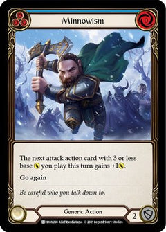 Minnowism (Blue) (MON298) [Monarch] Unlimited Edition Rainbow Foil - Deck Out Gaming