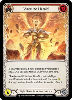 Wartune Herald (Red) (MON026) [Monarch] Unlimited Edition Rainbow Foil - Deck Out Gaming