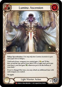 Lumina Ascension (MON034) [Monarch] 1st Edition Rainbow Foil - Deck Out Gaming