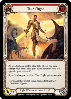 Take Flight (Red) (MON054) [Monarch] Unlimited Edition Rainbow Foil - Deck Out Gaming