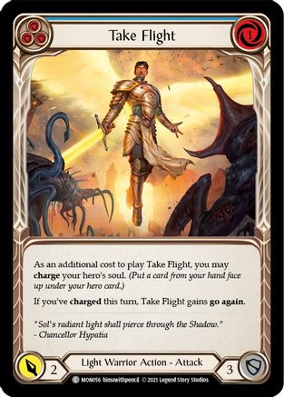 Take Flight (Blue) (MON056) [Monarch] 1st Edition - Deck Out Gaming