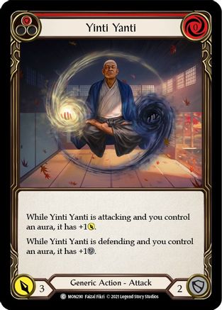 Yinti Yanti (Red) (MON290) [Monarch] 1st Edition Rainbow Foil - Deck Out Gaming