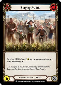Surging Militia (Blue) (MON289) [Monarch] Unlimited Edition - Deck Out Gaming