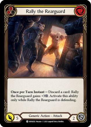 Rally the Rearguard (Yellow) (MON282) [Monarch] Unlimited Edition - Deck Out Gaming