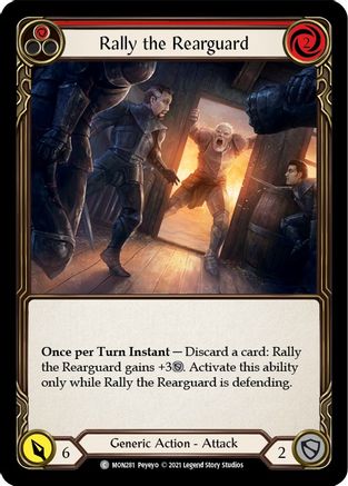 Rally the Rearguard (Red) (MON281) [Monarch] Unlimited Edition - Deck Out Gaming