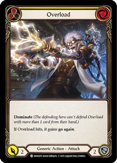 Overload (Yellow) (MON276) [Monarch] 1st Edition - Deck Out Gaming