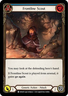 Frontline Scout (Blue) (MON274) [Monarch] 1st Edition Rainbow Foil - Deck Out Gaming