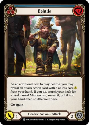 Belittle (Blue) (MON268) [Monarch] Unlimited Edition - Deck Out Gaming