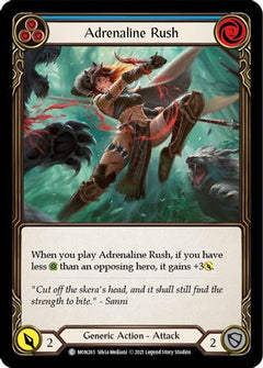 Adrenaline Rush (Blue) (MON265) [Monarch] 1st Edition - Deck Out Gaming