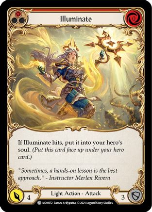 Illuminate (Red) (MON072) [Monarch] 1st Edition - Deck Out Gaming