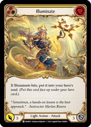 Illuminate (Yellow) (MON073) [Monarch] Unlimited Edition - Deck Out Gaming
