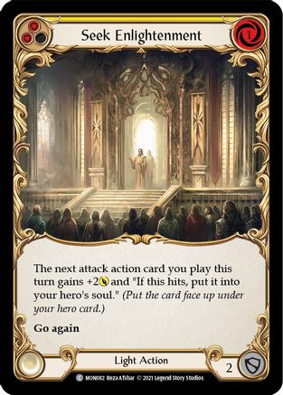 Seek Enlightenment (Yellow) (MON082) [Monarch] 1st Edition - Deck Out Gaming