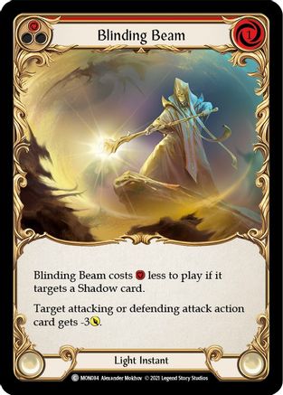 Blinding Beam (Red) (MON084) [Monarch] Unlimited Edition - Deck Out Gaming