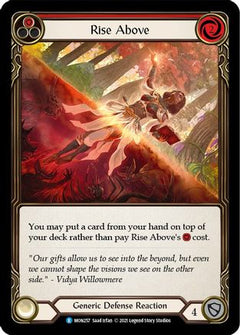 Rise Above (Red) (MON257) [Monarch] 1st Edition - Deck Out Gaming
