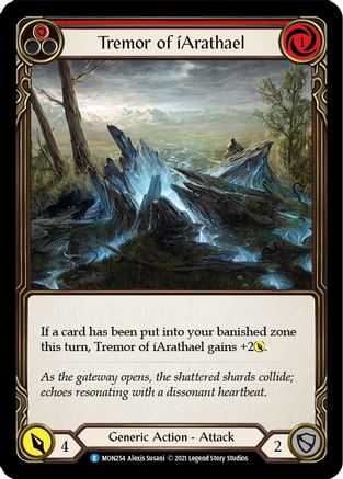 Tremor of iArathael (Red) (MON254) [Monarch] 1st Edition - Deck Out Gaming