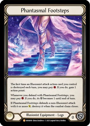 Phantasmal Footsteps (MON089) [Monarch] Unlimited Edition Rainbow Foil - Deck Out Gaming