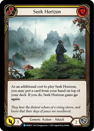Seek Horizon (Yellow) (MON252) [Monarch] Unlimited Edition - Deck Out Gaming