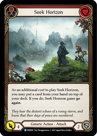 Seek Horizon (Red) (MON251) [Monarch] Unlimited Edition - Deck Out Gaming