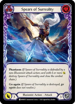 Spears of Surreality (Blue) (MON103) [Monarch] 1st Edition Rainbow Foil - Deck Out Gaming