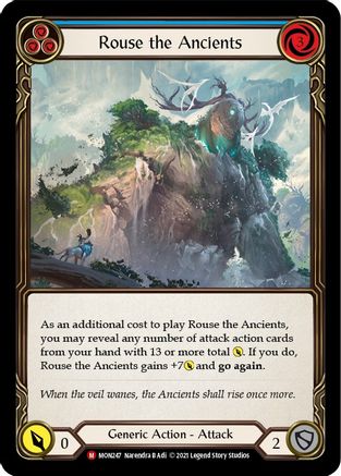 Rouse the Ancients (MON247) [Monarch] 1st Edition Rainbow Foil - Deck Out Gaming