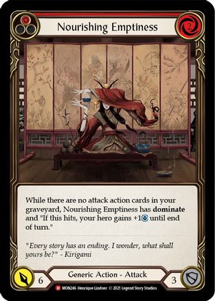 Nourishing Emptiness (MON246) [Monarch] Unlimited Edition - Deck Out Gaming