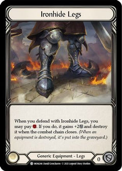 Ironhide Legs (MON244) [Monarch] 1st Edition Cold Foil - Deck Out Gaming