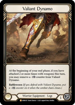 Valiant Dynamo (MON107) [Monarch] 1st Edition Cold Foil - Deck Out Gaming