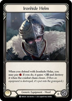 Ironhide Helm (MON241) [Monarch] 1st Edition Cold Foil - Deck Out Gaming