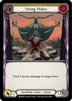 Vexing Malice (Yellow) (MON233) [Monarch] Unlimited Edition - Deck Out Gaming