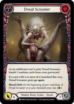 Dread Screamer (Red) (MON141) [Monarch] Unlimited Edition Rainbow Foil - Deck Out Gaming