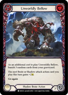 Unworldly Bellow (Blue) (MON152) [Monarch] Unlimited Edition Rainbow Foil - Deck Out Gaming
