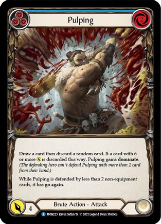 Pulping (Blue) (MON225) [Monarch] 1st Edition - Deck Out Gaming