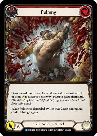 Pulping (Red) (MON223) [Monarch] Unlimited Edition Rainbow Foil - Deck Out Gaming